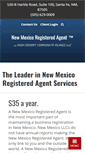 Mobile Screenshot of newmexicoregisteredagent.com